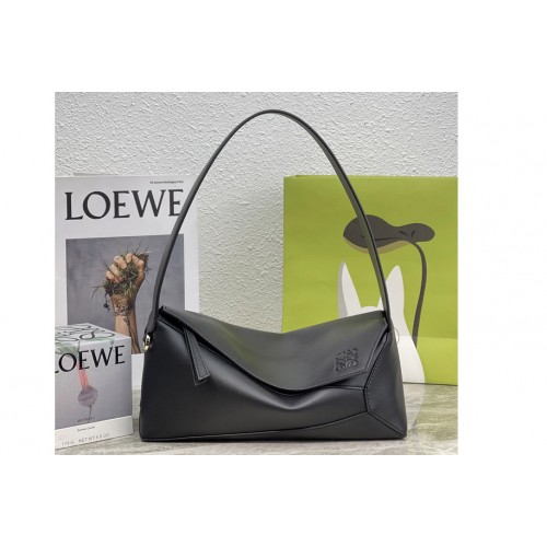 Loewe Puzzle Hobo bag in Black nappa calfskin Loewe Puzzle Hobo bag in Black nappa calfskin