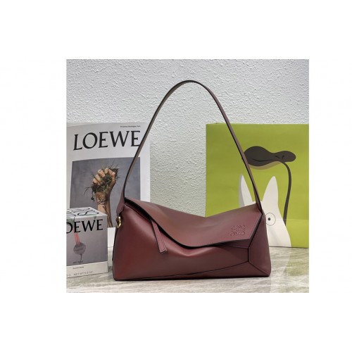 Loewe Puzzle Hobo bag in Brown nappa calfskin Loewe Puzzle Hobo bag in Brown nappa calfskin