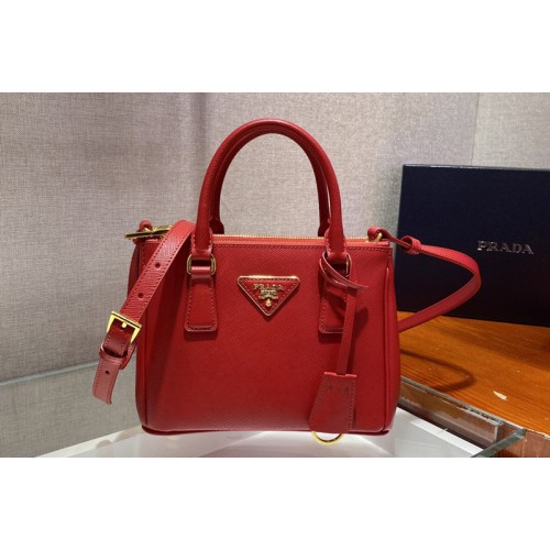 Prada 1BA906 Prada Galleria Saffiano leather micro-bag in Red Saffiano leather Prada 1BA906 Prada Galleria Saffiano leather micro-bag in Red Saffiano leather