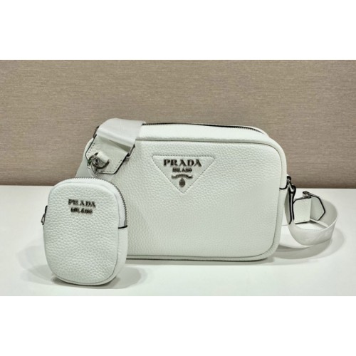 Prada 1BH182 Leather shoulder bag in White Leather Prada 1BH182 Leather shoulder bag in White Leather