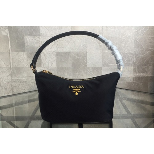 Prada 1N1413 Black Tessuto Evening Bag Black Nylon Prada 1N1413 Black Tessuto Evening Bag Black Nylon