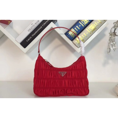 Prada 1NE204 Nylon and Saffiano leather mini bag Red Nylon Prada 1NE204 Nylon and Saffiano leather mini bag Red Nylon