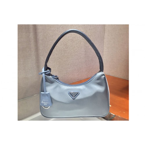 Prada 1NE515 Re-Edition 2000 nylon mini bag in Blue Nylon Prada 1NE515 Re-Edition 2000 nylon mini bag in Blue Nylon