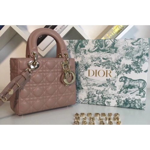 Dior M0538 My ABCDior Lambskin Bags Pink Lambskin Leather Dior M0538 My ABCDior Lambskin Bags Pink Lambskin Leather