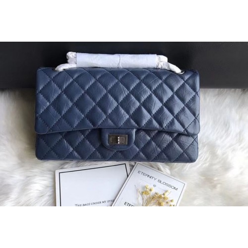 Chanel Flap Original Leather 30226 Bags Blue Silver Chain Chanel Flap Original Leather 30226 Bags Blue Silver Chain