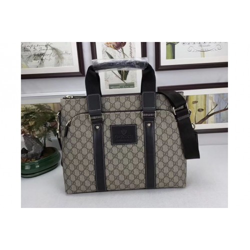 Gucci 268481Supreme Canvas Briefcase Bag Black Gucci 268481Supreme Canvas Briefcase Bag Black