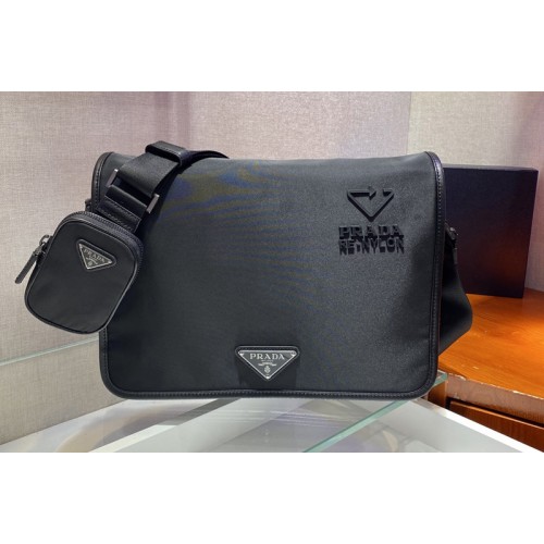 Prada 2VD039 Re-Nylon and Saffiano leather shoulder bag in Black nylon Prada 2VD039 Re-Nylon and Saffiano leather shoulder bag in Black nylon
