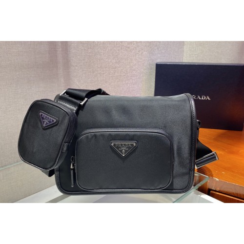 Prada 2VD041 Re-Nylon and Saffiano Leather shoulder bag in Black nylon Prada 2VD041 Re-Nylon and Saffiano Leather shoulder bag in Black nylon