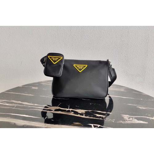 Prada 2VH113 Nylon Cross-Body Bag in Black Nylon Prada 2VH113 Nylon Cross-Body Bag in Black Nylon