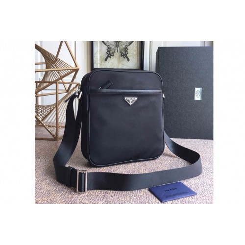 Prada 2VQ002 Men Shoulder Bag in Black Nylon Prada 2VQ002 Men Shoulder Bag in Black Nylon