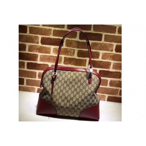 Gucci Bree Original Canvas Shoulder Bag Red Gucci Bree Original Canvas Shoulder Bag Red