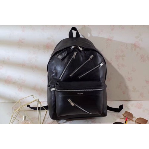 YSL Yves Classic City Backpack Black YSL Yves Classic City Backpack Black