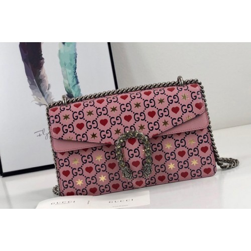 Gucci Dionysus small shoulder bag in Blue Red Pink Leather Gucci Dionysus small shoulder bag in Blue Red Pink Leather