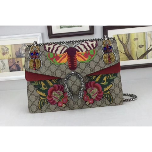 Gucci Dionysus Supreme Canvas Shoulder Bag Gucci Dionysus Supreme Canvas Shoulder Bag