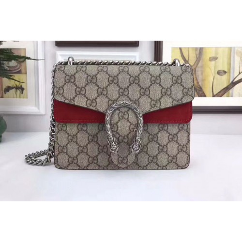 Gucci Dionysus Supreme Mini Bag Red Gucci Dionysus Supreme Mini Bag Red