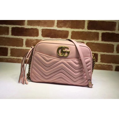 Gucci Marmont matelasse shoulder bags Pink Gucci Marmont matelasse shoulder bags Pink