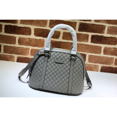 Gucci Signature Leather Top Handle Bag Grey Signature leather Gucci Signature Leather Top Handle Bag Grey Signature leather