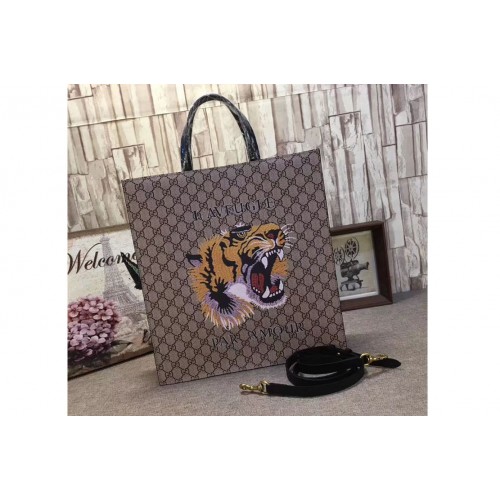 Gucci Tiger Print Soft Supreme Tote bag Gucci Tiger Print Soft Supreme Tote bag