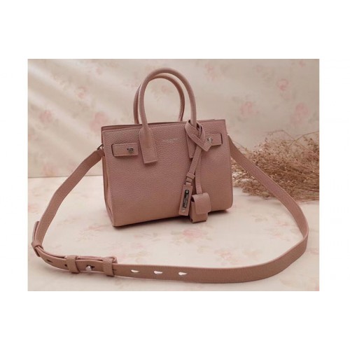 YSL Small Sac De Jour Souple Bag Grained Leather Pink YSL Small Sac De Jour Souple Bag Grained Leather Pink