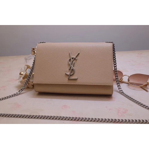 YSL Kate Small Bags In Beige Grain De Poudre Embossed Leather YSL Kate Small Bags In Beige Grain De Poudre Embossed Leather