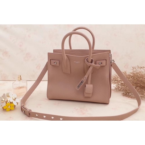 YSL Sac De Jour Baby In Pink Grained Leather YSL Sac De Jour Baby In Pink Grained Leather