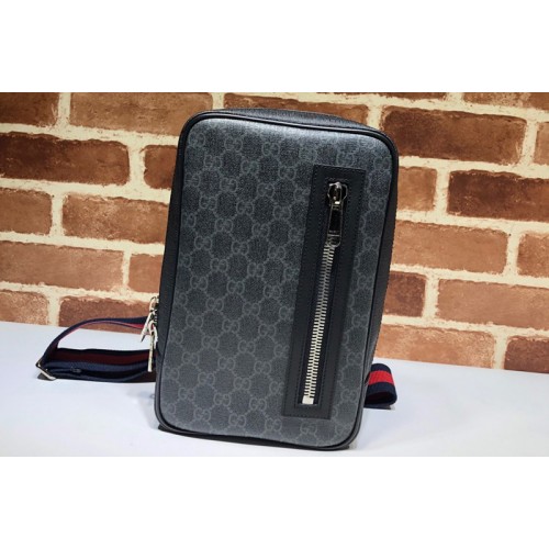 Gucci Black belt bag in Black grey soft Supreme Gucci Black belt bag in Black grey soft Supreme