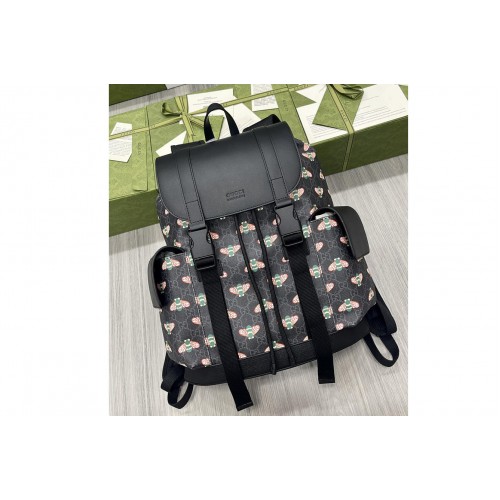 Gucci Bestiary backpack with bees in Black Supreme canvas with bee print Gucci Bestiary backpack with bees in Black Supreme canvas with bee print