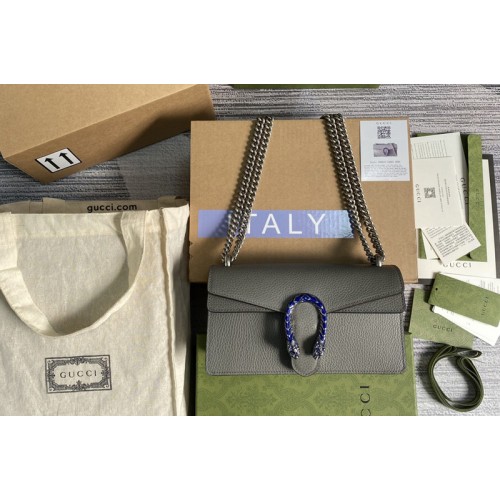 Gucci Dionysus small shoulder bag in Gray leather Gucci Dionysus small shoulder bag in Gray leather