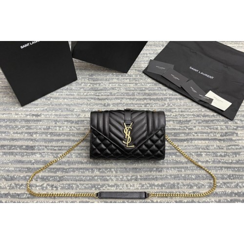 YSL ENVELOPE SMALL BAG IN MIX MATELASSe GRAIN DE POUDRE EMBOSSED LEATHER YSL ENVELOPE SMALL BAG IN MIX MATELASSe GRAIN DE POUDRE EMBOSSED LEATHER