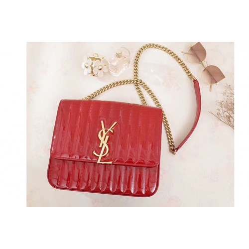 YSL Large Vicky Bag in Patent Leather Red YSL Large Vicky Bag in Patent Leather Red