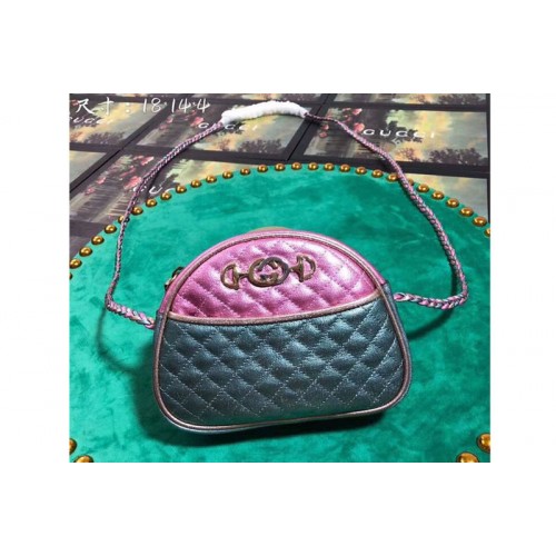 Gucci Laminated Leather Mini Bags Green And Pink Gucci Laminated Leather Mini Bags Green And Pink