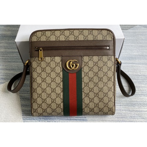 Gucci Ophidia messenger bag in Beige ebony Supreme canvas Gucci Ophidia messenger bag in Beige ebony Supreme canvas