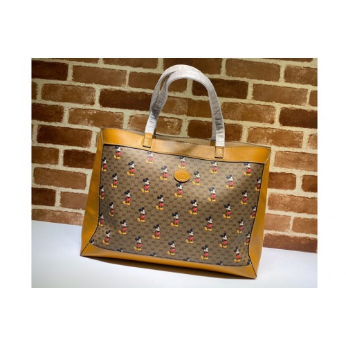 Gucci Disney x Gucci medium tote Bag in Beige ebony mini Supreme canvas Gucci Disney x Gucci medium tote Bag in Beige ebony mini Supreme canvas