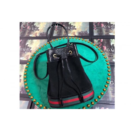 Gucci Ophidia Small bucket bags Black Suede Gucci Ophidia Small bucket bags Black Suede