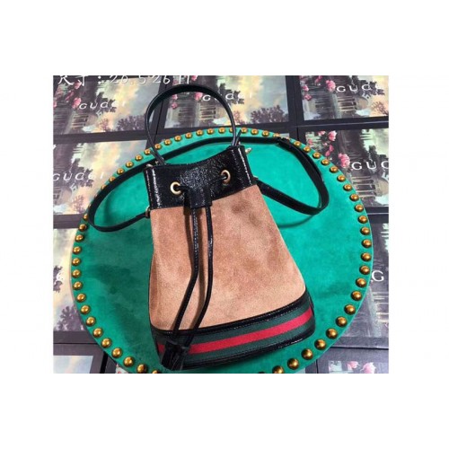 Gucci Ophidia Small bucket bags Brown Suede Gucci Ophidia Small bucket bags Brown Suede