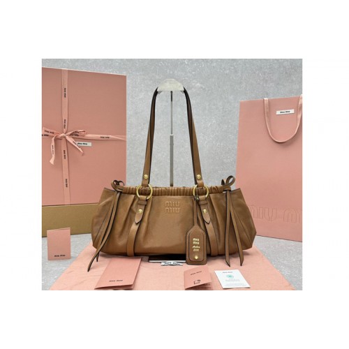 Miu Miu the pouch bag in Brown Leather Miu Miu the pouch bag in Brown Leather