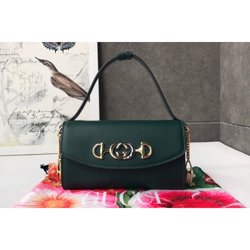 Gucci Zumi smooth leather mini bag in Green smooth leather Gucci Zumi smooth leather mini bag in Green smooth leather