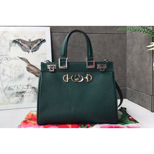Gucci Zumi grainy leather small top handle bag in Green grainy leather Gucci Zumi grainy leather small top handle bag in Green grainy leather