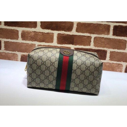 Gucci Ophidia toiletry case in Beige ebony soft Supreme Gucci Ophidia toiletry case in Beige ebony soft Supreme