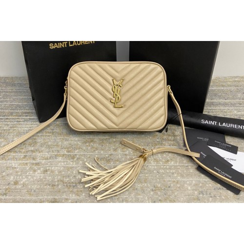 YSL LOU CAMERA BAG IN Beige QUILTED LEATHER YSL LOU CAMERA BAG IN Beige QUILTED LEATHER