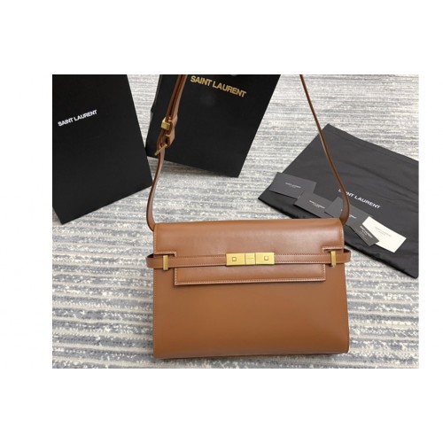 YSL MANHATTAN SHOULDER BAG IN Tan SMOOTH LEATHER YSL MANHATTAN SHOULDER BAG IN Tan SMOOTH LEATHER