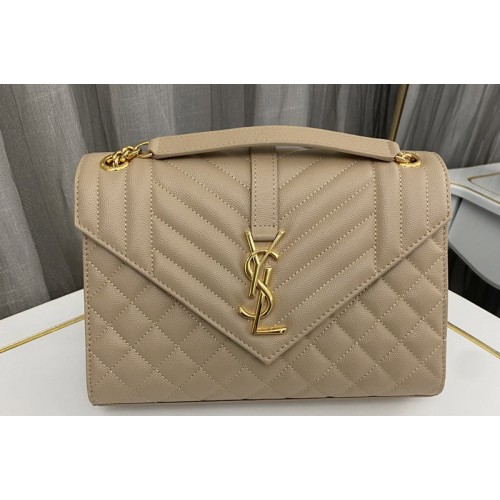 YSL ENVELOPE MEDIUM BAG IN MIX MATELASSe GRAIN DE POUDRE EMBOSSED LEATHER YSL ENVELOPE MEDIUM BAG IN MIX MATELASSe GRAIN DE POUDRE EMBOSSED LEATHER