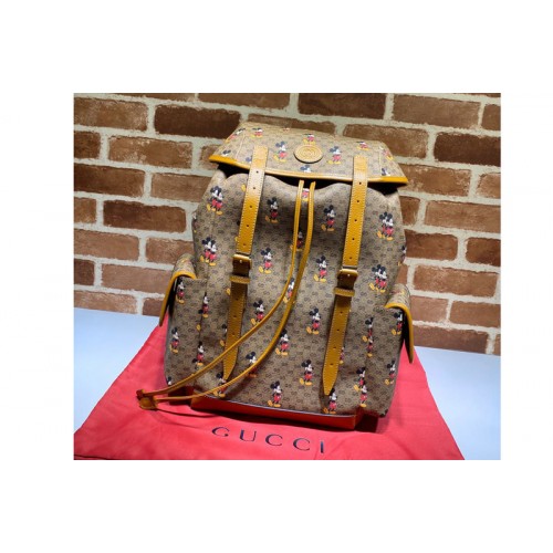 Gucci Disney x Gucci medium backpack in Beige ebony mini Supreme canvas with Mickey Mouse Gucci Disney x Gucci medium backpack in Beige ebony mini Supreme canvas with Mickey Mouse