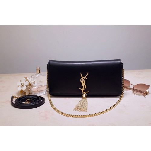 YSL Kate 99 In Black Lambskin Leather YSL Kate 99 In Black Lambskin Leather