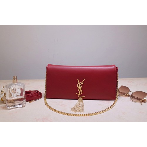 YSL Kate 99 In Red Lambskin Leather YSL Kate 99 In Red Lambskin Leather