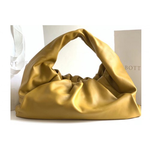 Bottega Veneta The shoulder Pouch bag in Lemon Calfskin Leather Bottega Veneta The shoulder Pouch bag in Lemon Calfskin Leather