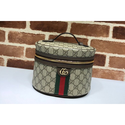 Gucci Ophidia cosmetic case in Beige ebony Supreme canvas Gucci Ophidia cosmetic case in Beige ebony Supreme canvas