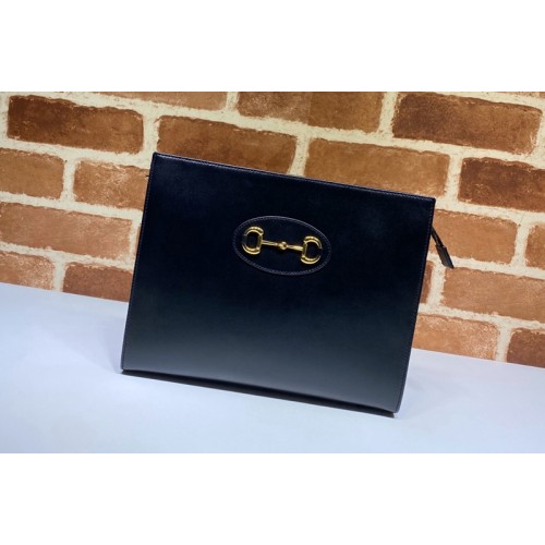 Gucci 1955 Horsebit pouch in Black Leather Gucci 1955 Horsebit pouch in Black Leather