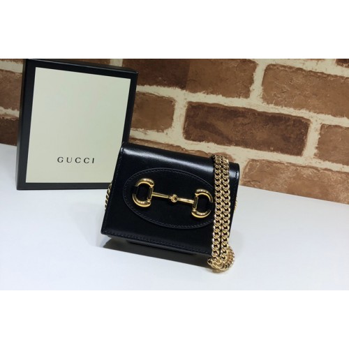 Gucci 1955 Horsebit wallet with chain in Black Leather Gucci 1955 Horsebit wallet with chain in Black Leather