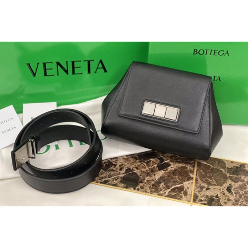 Bottega Veneta Mini belt bag in Black textured leather Bottega Veneta Mini belt bag in Black textured leather